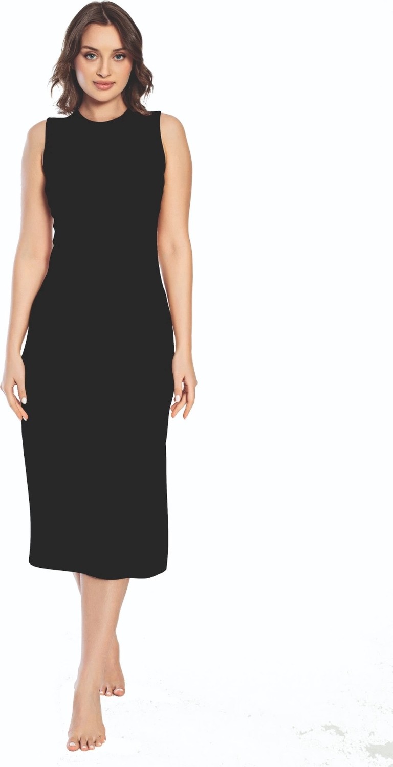 Yelena Imer 3164 Kalın Askı Uzun Viskon Elbise Kombinezon