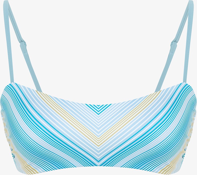 Penti Çizgili Renkli Nell Bandeau Bikini Üstü