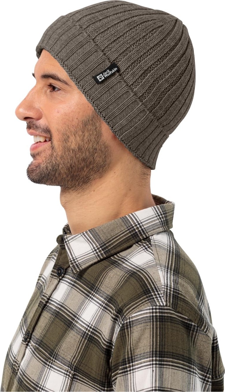 Aesco Jack Wolfskin Üniseks Rib Knit Bere görsel 5