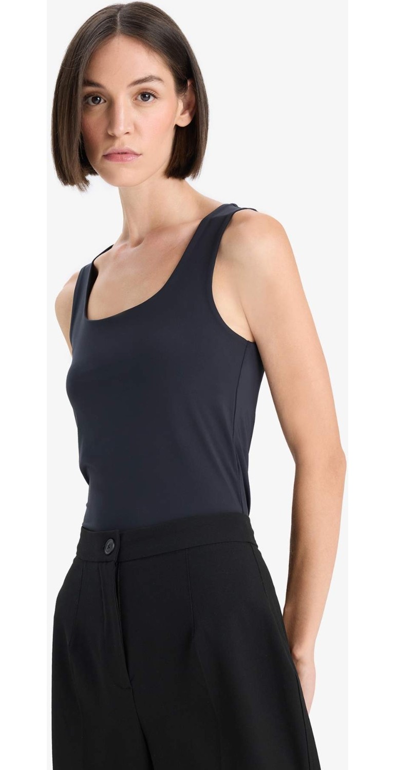 DeFacto Slim Fit Basic Kare Yaka Atlet C2622AX25AU görsel 3