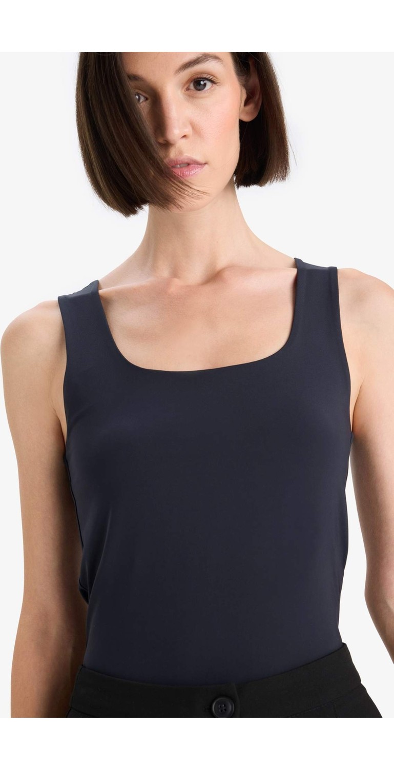 DeFacto Slim Fit Basic Kare Yaka Atlet C2622AX25AU görsel 4