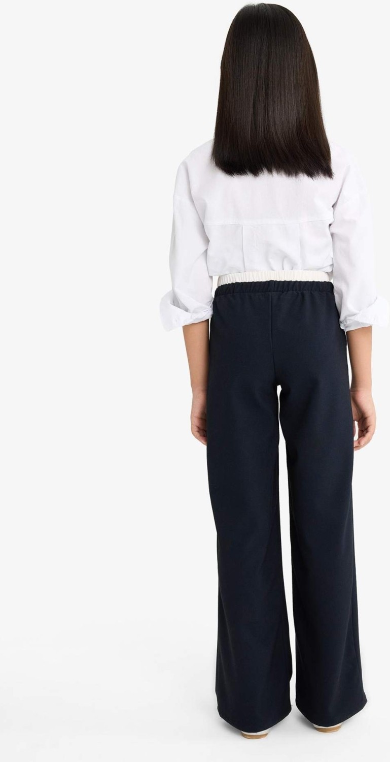 DeFacto Straight Wide Geniş Bol Paça Pantolon Kız Çocuk F2432A825AU görsel 8
