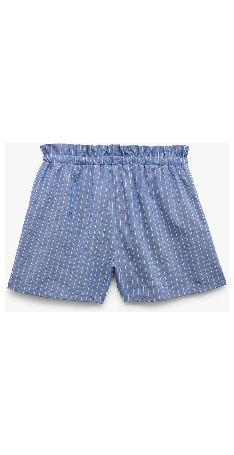 Koton Viskon Karışımlı Beli Bağcıklı Mini Boxer Şort görsel 4