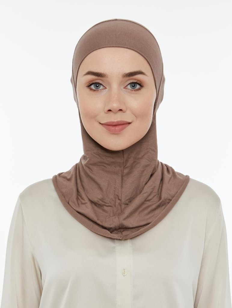 İhvan Online Pratik Boyunluklu Tesettür Hijab Bone Lacivert