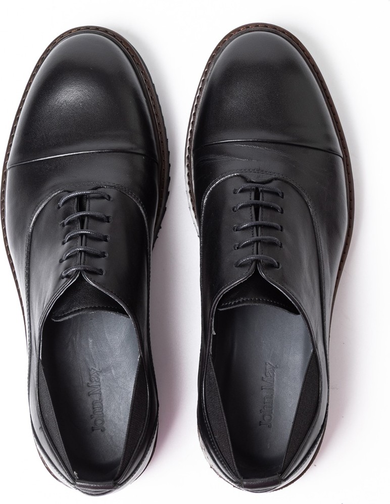 John May Erkek Oxford ( Klasik) KA-26Y-C4627 John May Casual Shoe Black Bambi görsel 6