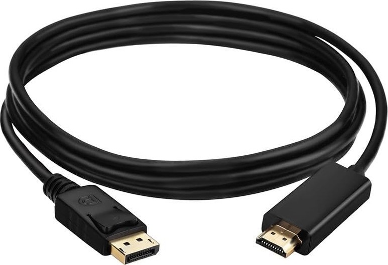 Die Grup Displayport To HDMI Çevirici Dönüştürücü Adaptör Kablosu 1.8 Metre