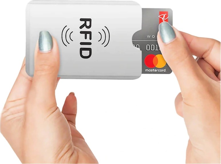Mega Oto Market Manyetik Kredi Kartı Koruyucu Temassız Engelleyici Rfid Alüminyum 10 Adet görsel 3