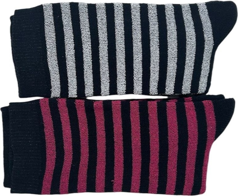 Black Arden Socks Çizgili Havlu Çorabı 2^li görsel 2