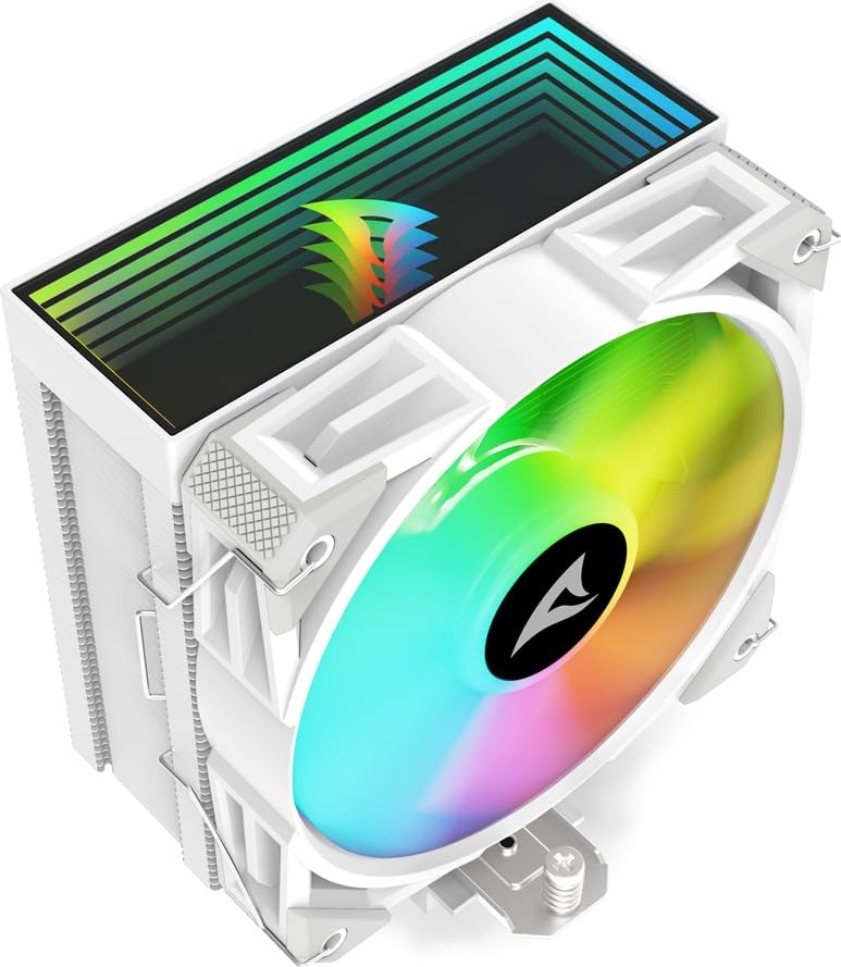 Die Grup Sharkoon Fan Cpu Fan Amd/ıntel Rgb A40 Rgb Whıte görsel 4