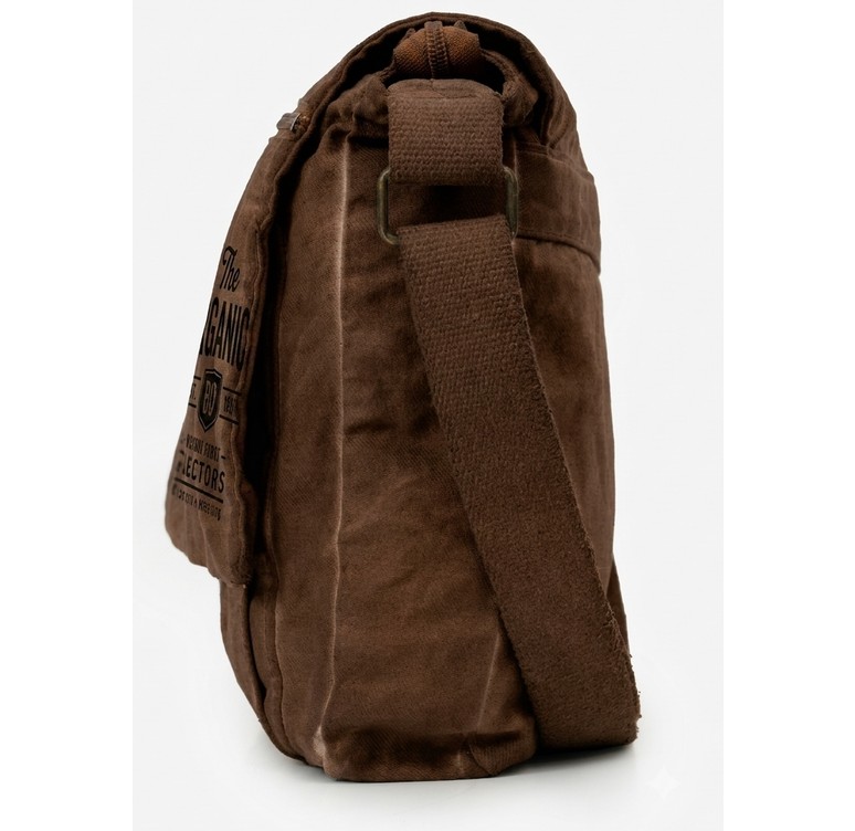 Old Cotton Cargo Old Cotton 8128 Salaş Kanvas Omuz Postacı Antrasit Siyah Laptop Okul Seyahat Günlük Vintage Kumaş Çanta görsel 3
