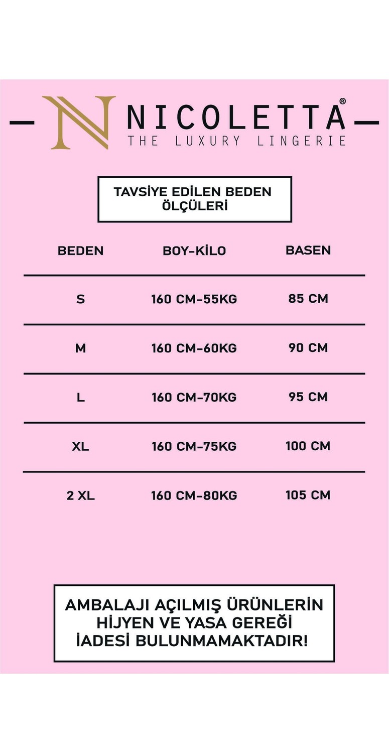 Nicoletta Kadın Külot 5 Li Paket Likralı Pamuklu Geniş Dantel Lastikli görsel 2