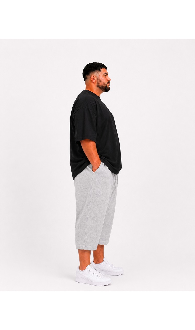 Limitless Wear Erkek Büyük Beden Şort 3xl-6xl Rahat Kesim Diz Altı Günlük Şort görsel 6