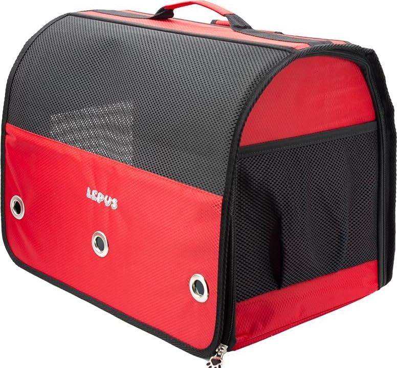 Die Grup Lepus Kedi ve Köpek Taşıma Çantası (Cool Backpack) (Kırmızı)