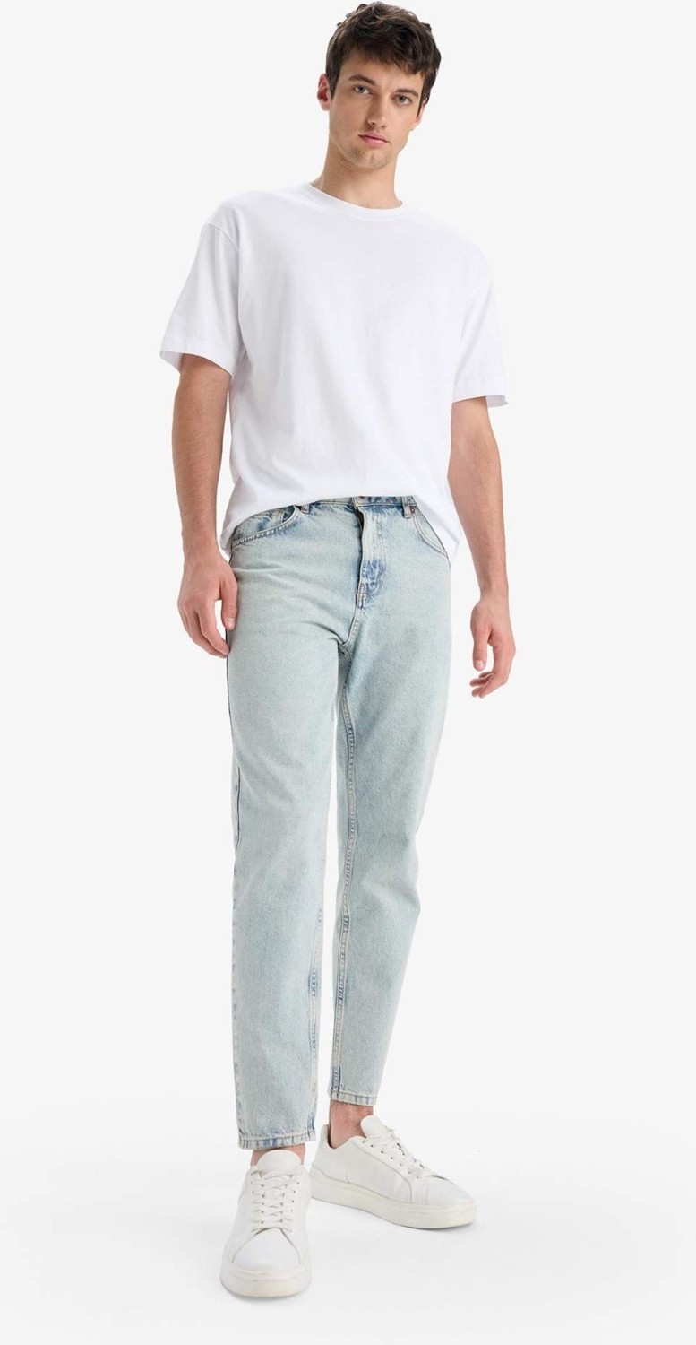 DeFacto Slim Fit Normal Bel Dar Paça Jean Pantolon F3903AX25SM görsel 8
