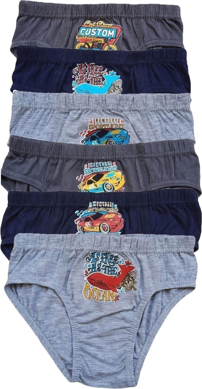 Dondeza Renkli Desenli Slip Külot 6lı Paket Pamuklu Kumaş ile Gün Boyu Konfor Sağlar
