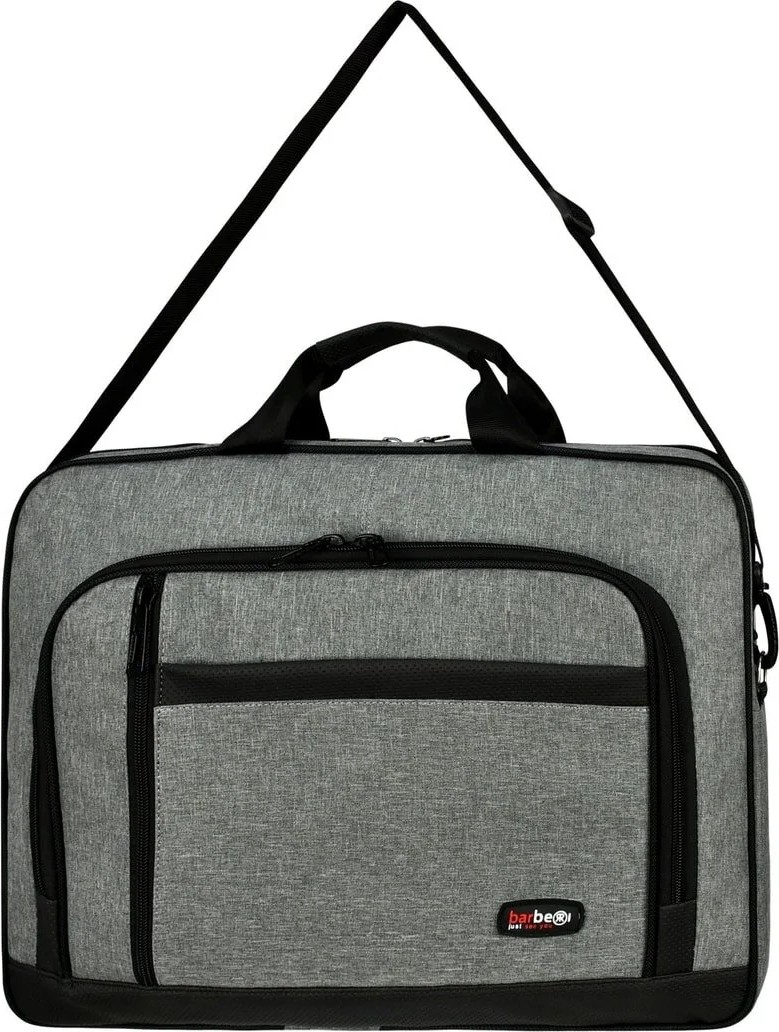 Galb Leather Unisex Gri 17.2 Inc Laptop & Evrak Cantasi görsel 3