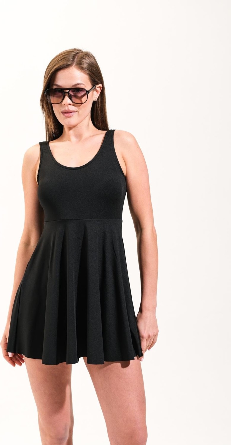Signature Style 725708_KADIN Askılı Birleşik Şortlu Deniz/havuz Elbise Mayosu görsel 4