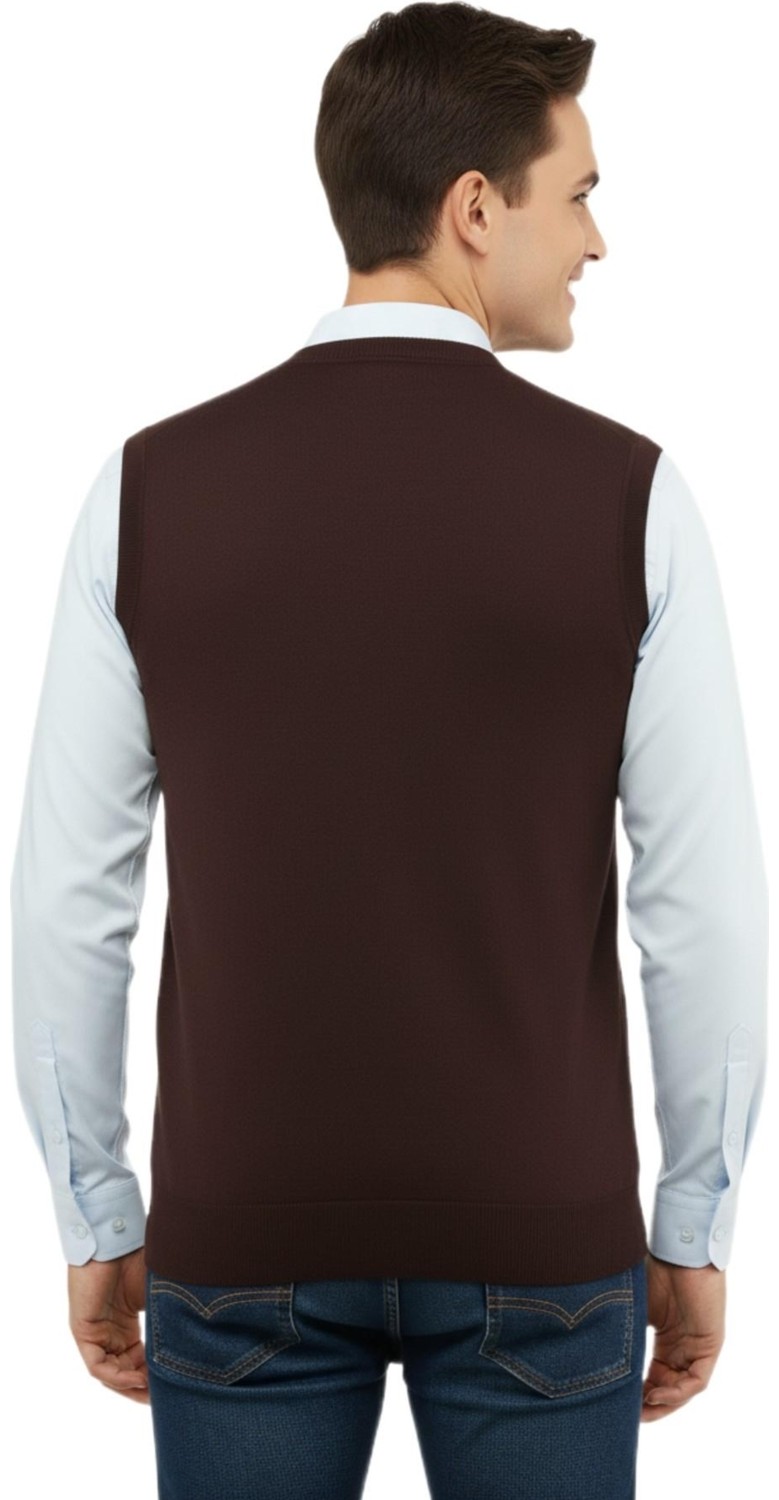 Çizgi Triko Erkek V Yaka Süveter Çelik Örgü Regular Kalıp 5208H BGL-ST04960 görsel 7