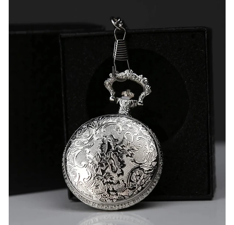 Resim MCM Group Özel Kutulu Dad (Baba) Gümüş Köstekli Saat ALK4673 - Lisinya 