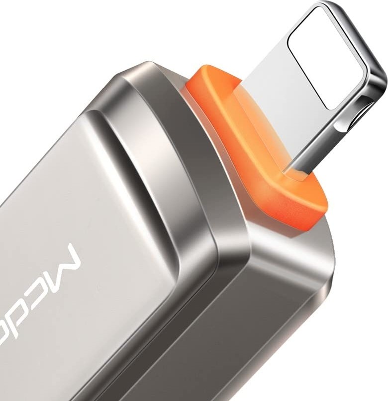Die Grup Mcdodo Usb-A 3.0 To Lightning Otg Convertor, Gri görsel 3