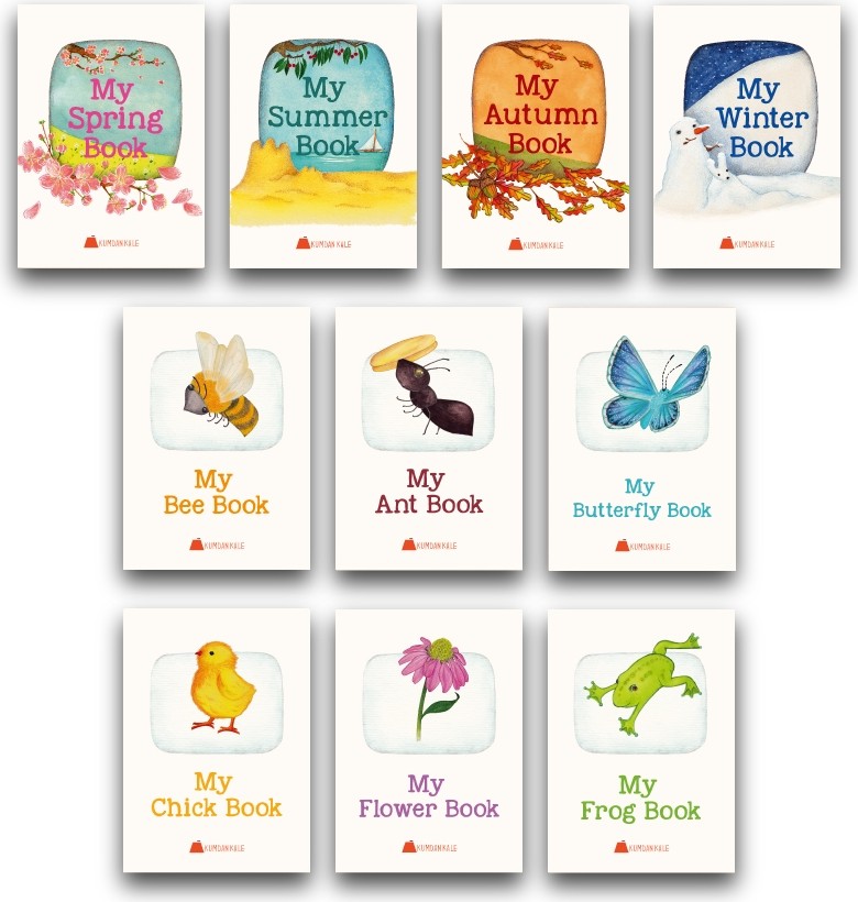 Kumdan Kale Yayınları Seasons And Nature - Ingilizce Mevsimler ve Doğa Seti (0-6 Yaş) 10 Kitap
