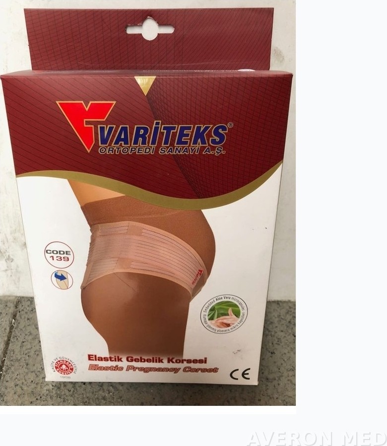 Variteks Hamile Bel Korsesi, Gebelik Bel Ağrısı Karın Destek Korsesi Elastik Hamile Korsesi