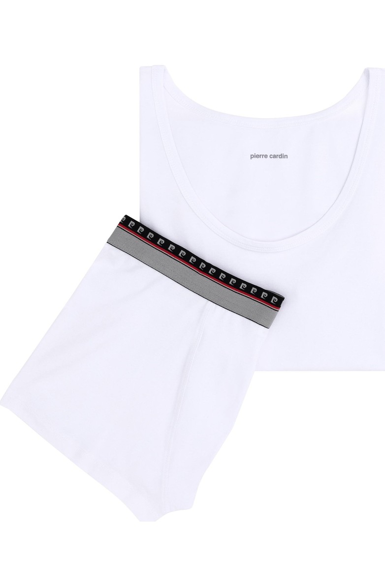Pierre Cardin Erkek Atlet Boxer Takım, %95 Pamuk %5 Elastan, Kutulu Gönderilir görsel 2