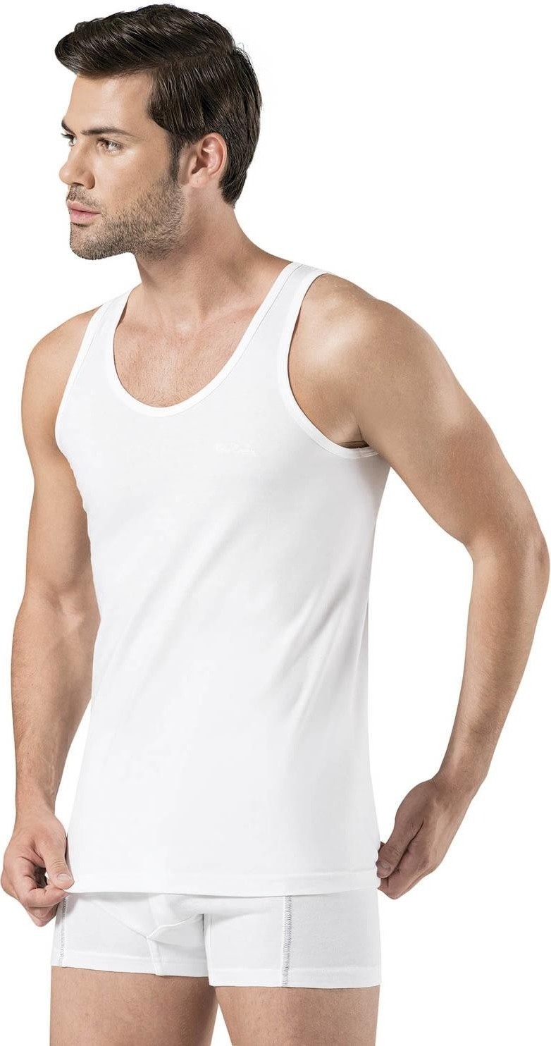 Pierre Cardin Erkek Atlet %100 Pamuk Rahat Kesim Beyaz Renk XL Beden İç Giyim görsel 2
