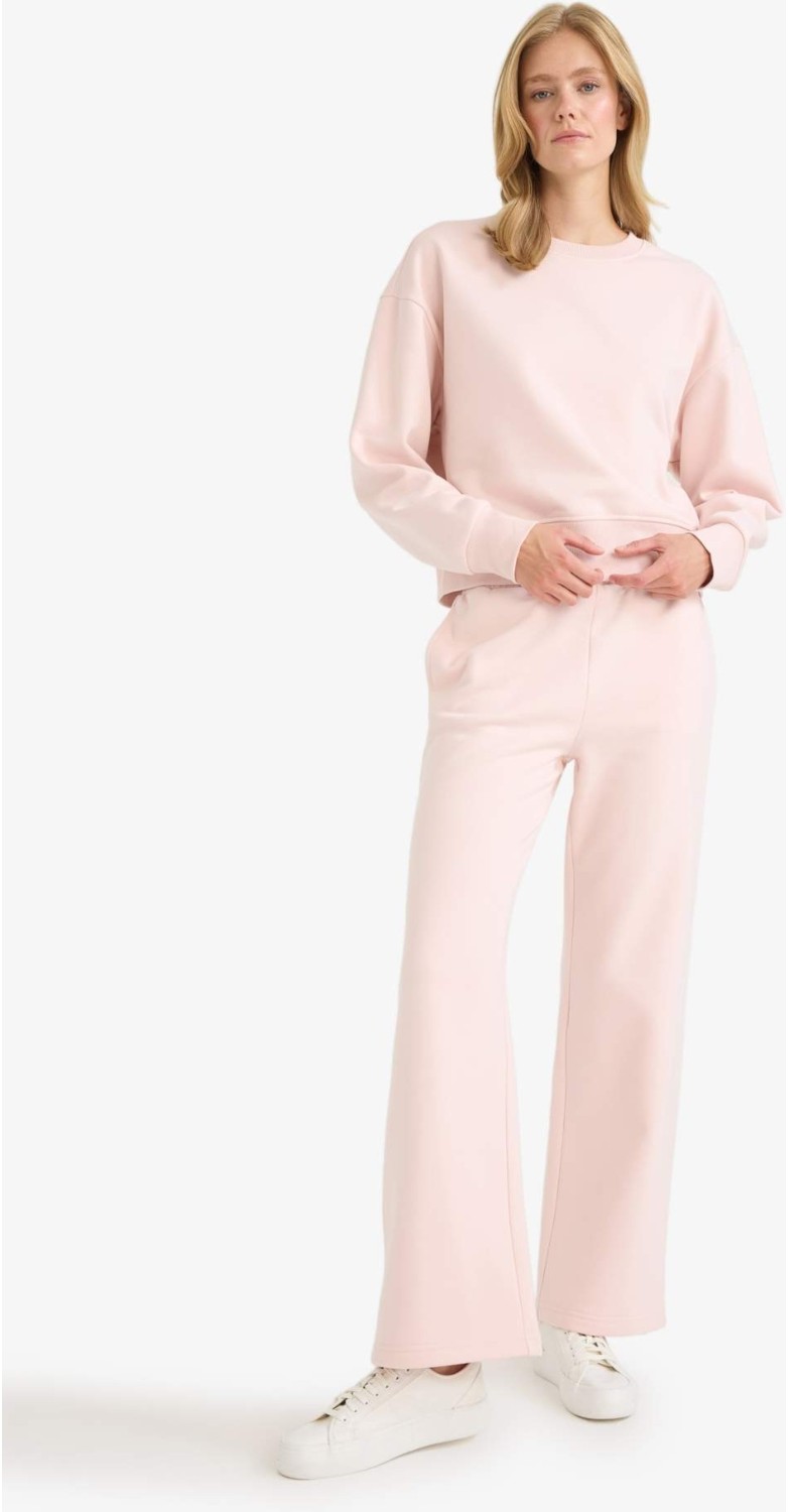 DeFacto Straight Fit Basic Cepli Yüksek Bel Eşofman Altı B8571AX25AU görsel 8