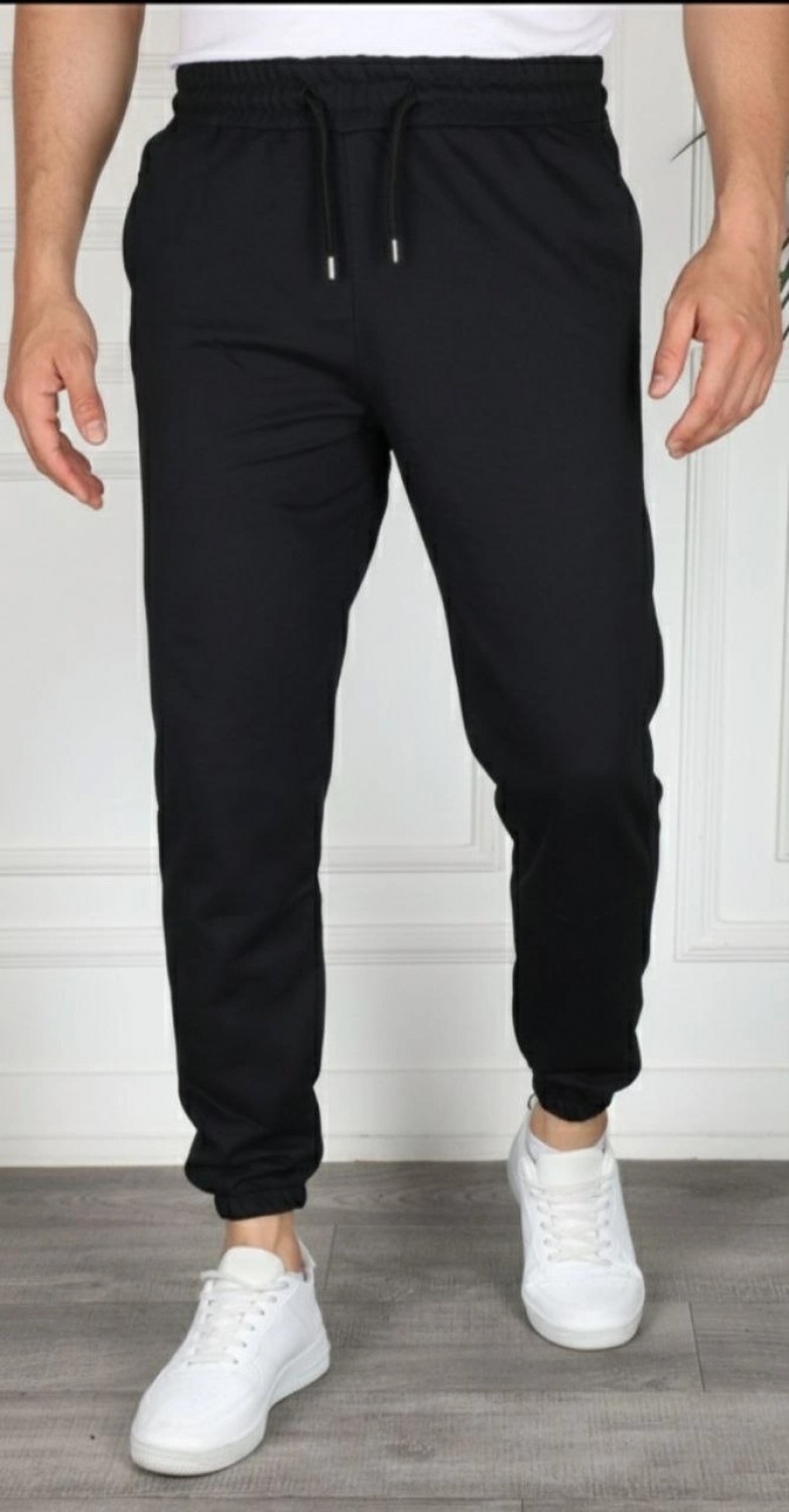 Hace Bazaar Erkek Jogger Eşofman Altı Cepli, Paça Lastikli , Spor Pantolon - Siyah görsel 3