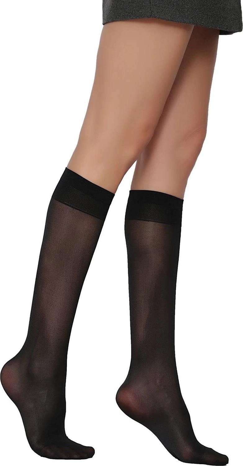 Yelena Daymod Venüs 40 Den Dizaltı Tül Çorap görsel 2