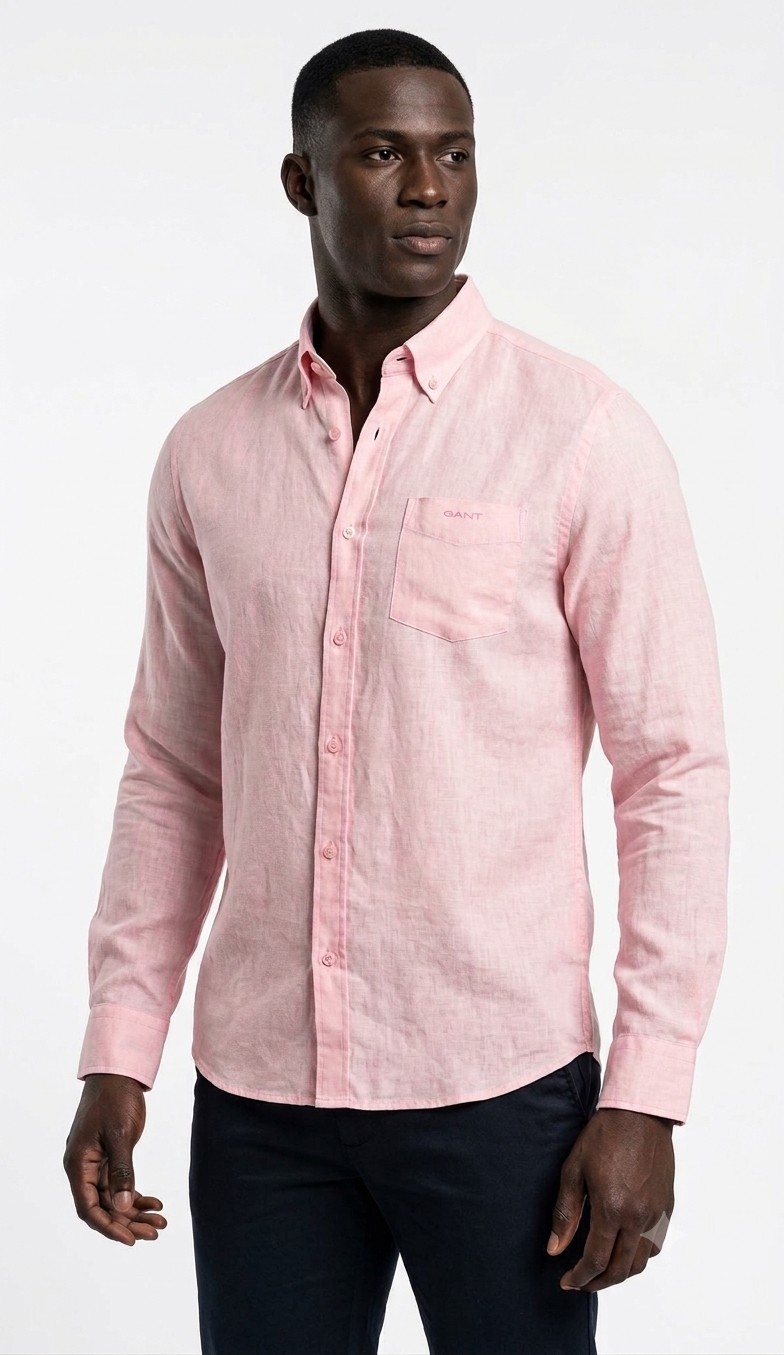 Gant Keten Slim Fit Gömlek görsel 6