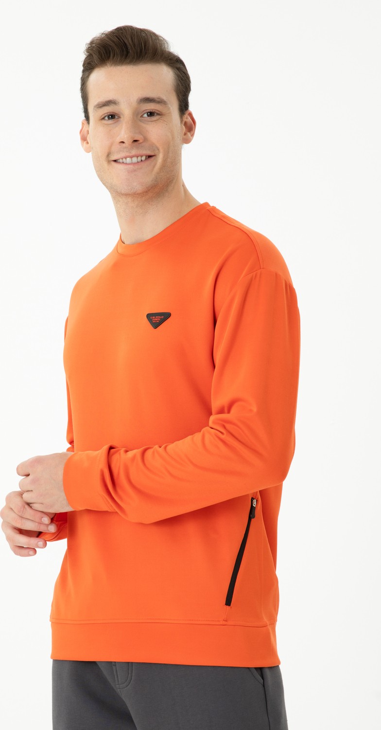 U.S. Polo Assn. Erkek Saks Sweatshirt 50277949-VR045