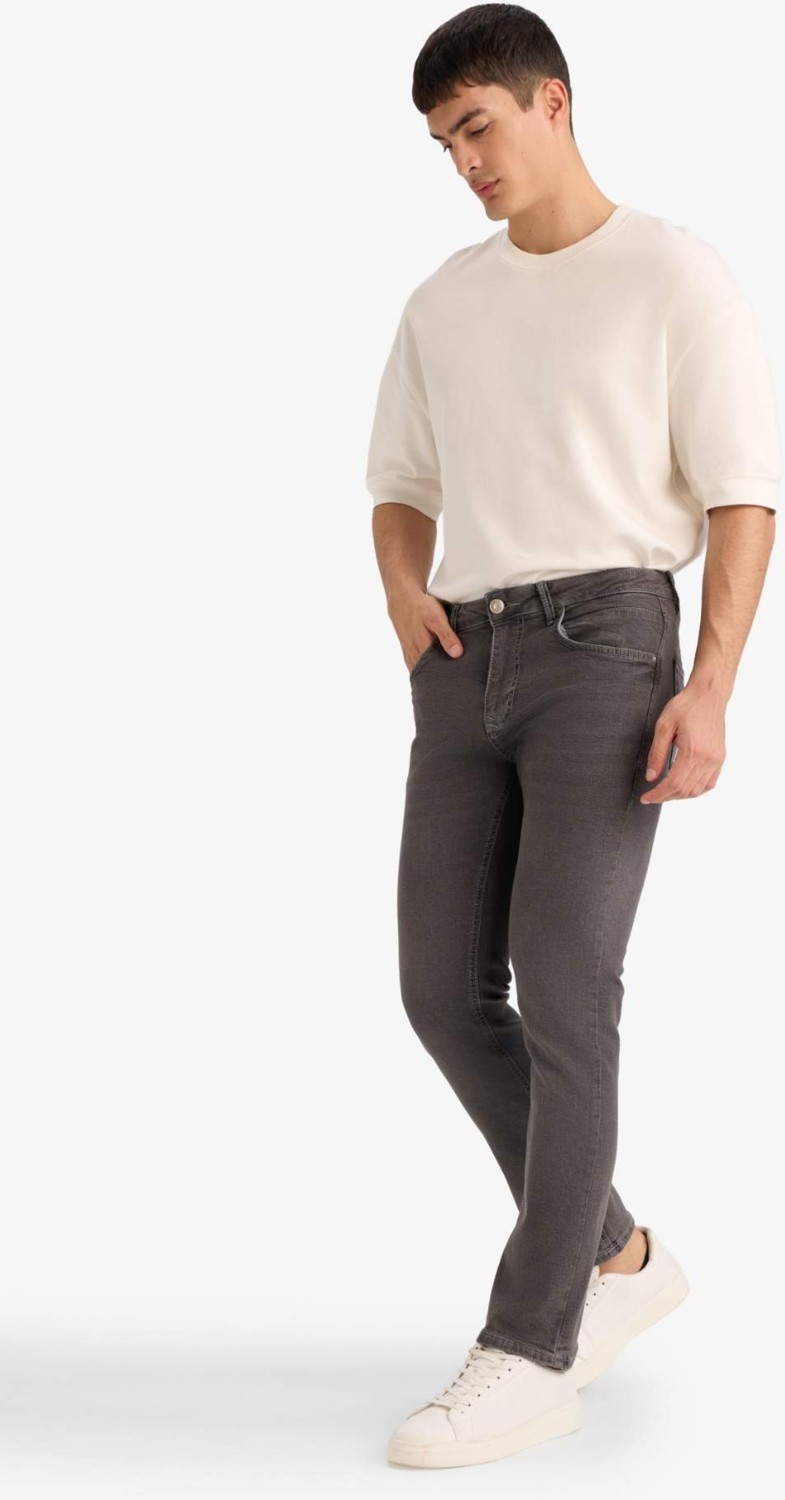 DeFacto Sergio Regular Fit Normal Bel Boru Paça Jean Pantolon G5566AX25WN görsel 2