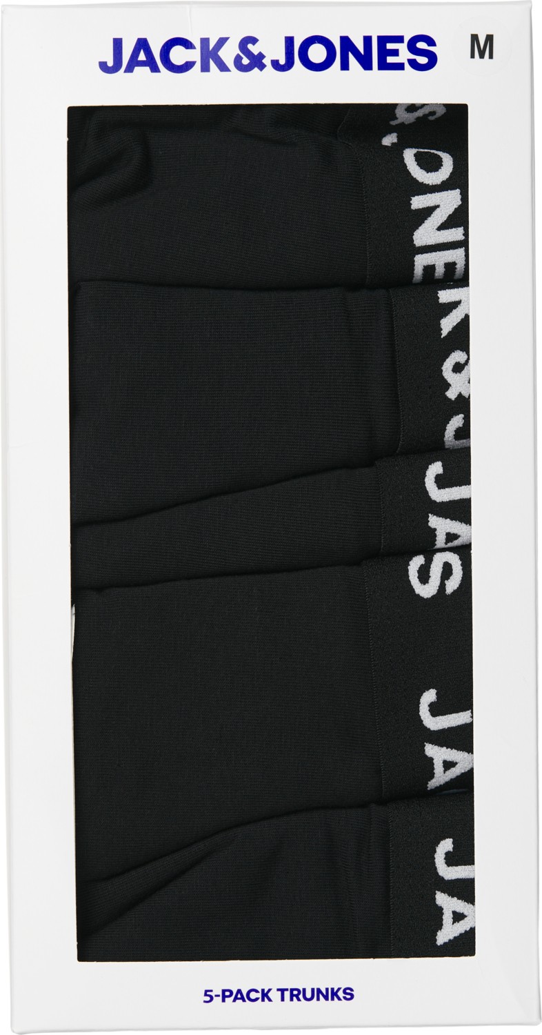 Jack & Jones Erkek Logolu Beli Lastikli 5'li Boxer Paketi - Anthony görsel 4