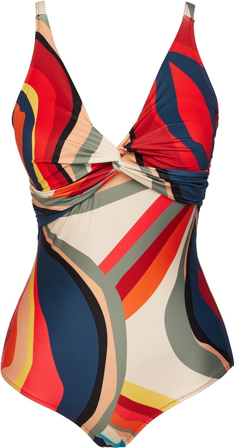 Sailor Moda Pareolu Kalın Askılı Mayo görsel 2