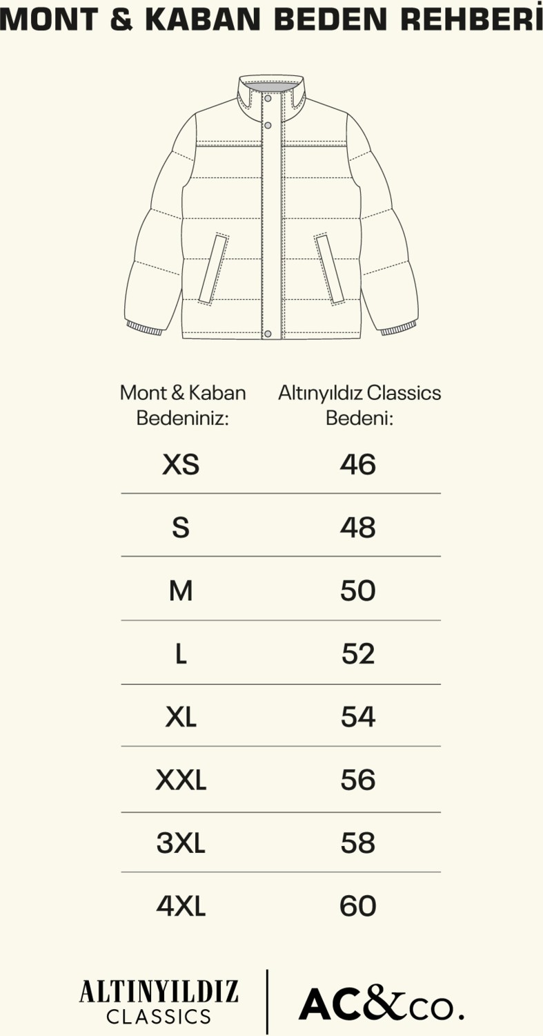 Altınyıldız Classics ALTINYILDIZ CLASSICS Erkek Siyah Standart Fit Normal Kesim Gömlek Yaka Kaban görsel 8