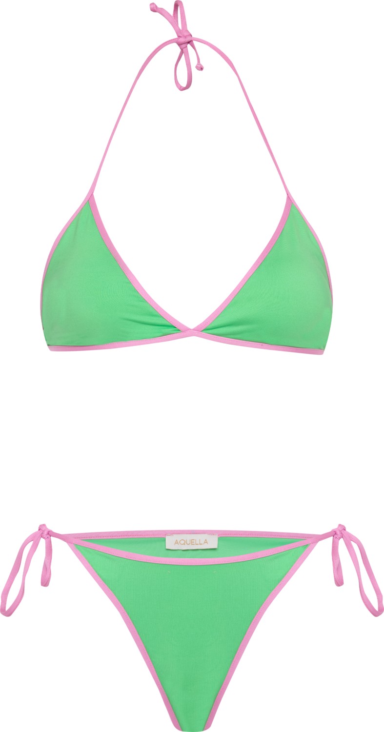 Aquella Biyeli Yeşil Üçgen Bikini