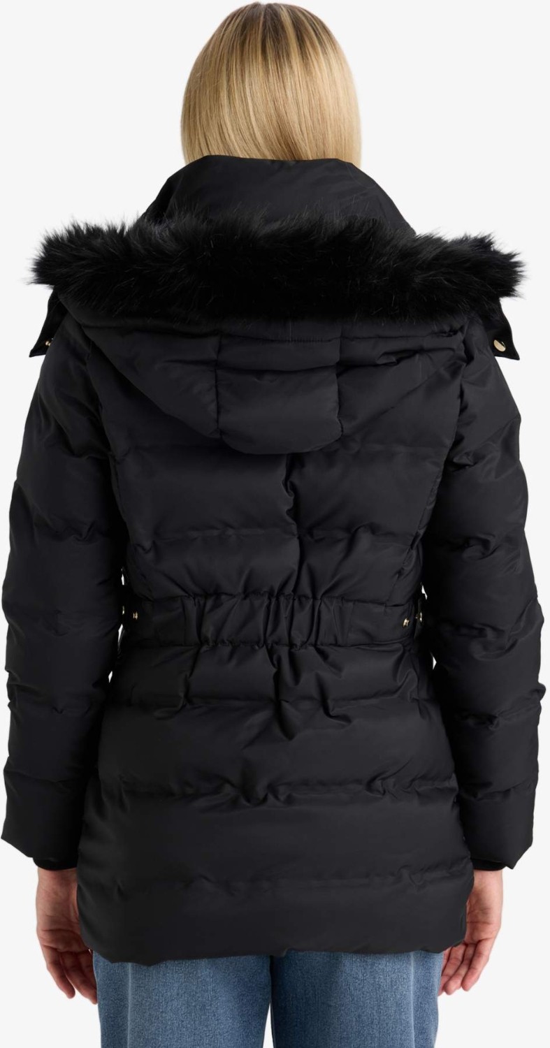 DeFacto Sıcak Tutan Su İtici Regular Fit Kapüşonlu Parka F7424AX26SP görsel 7