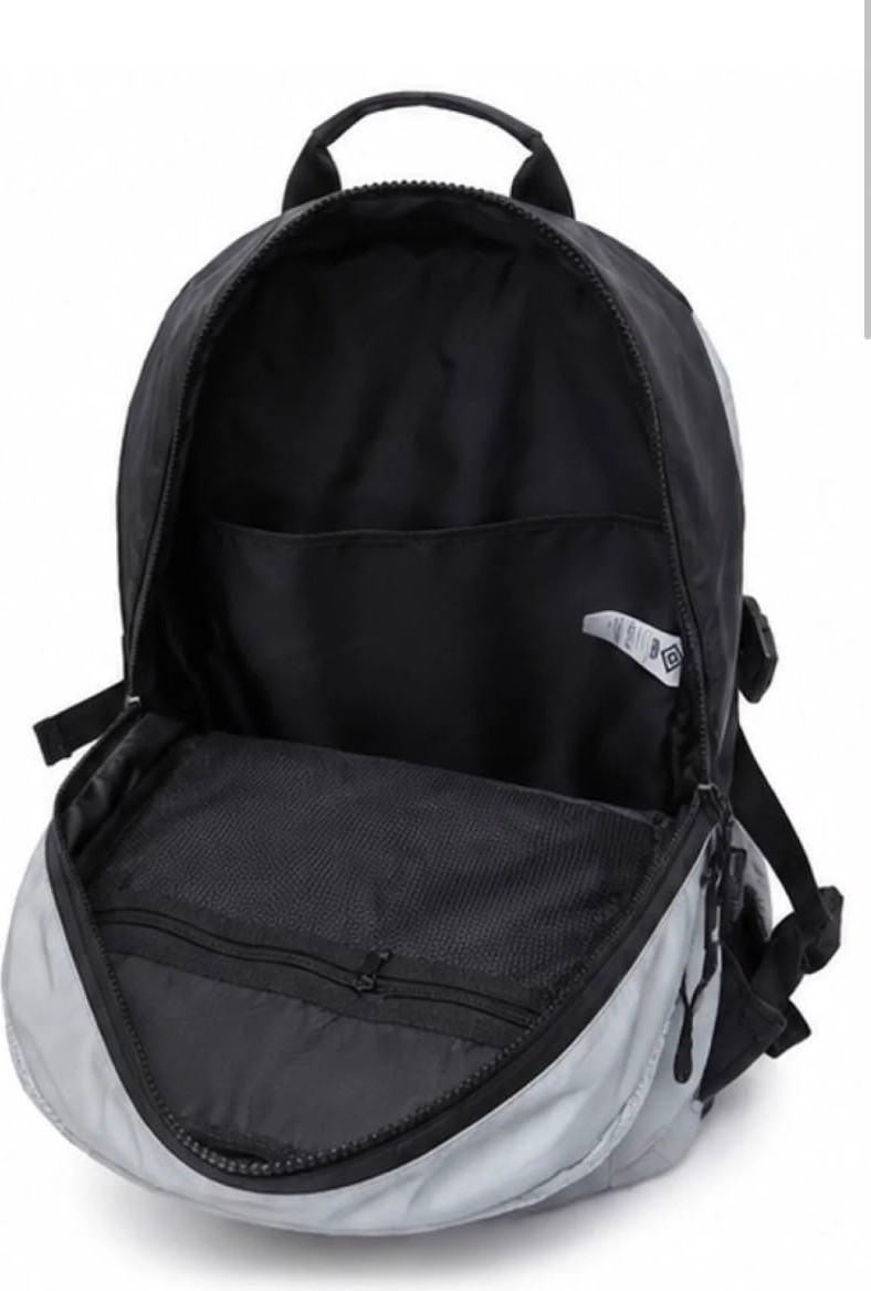 Umbro Yuki Backpack Gri Su Itici, Reflektörlü Spor Sırt Çantası, Okul Çantası - TT0022 görsel 5