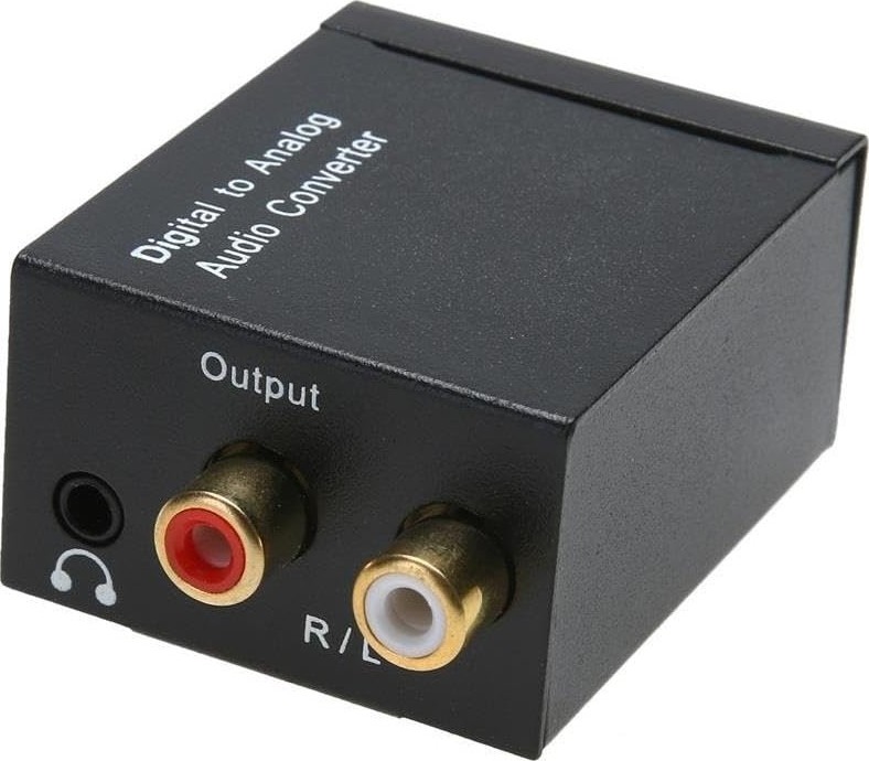 Aesco 5057 Dijital To Analog 3.5mm Optik Ses Tos Çevirici Dönüştürücü Adaptör