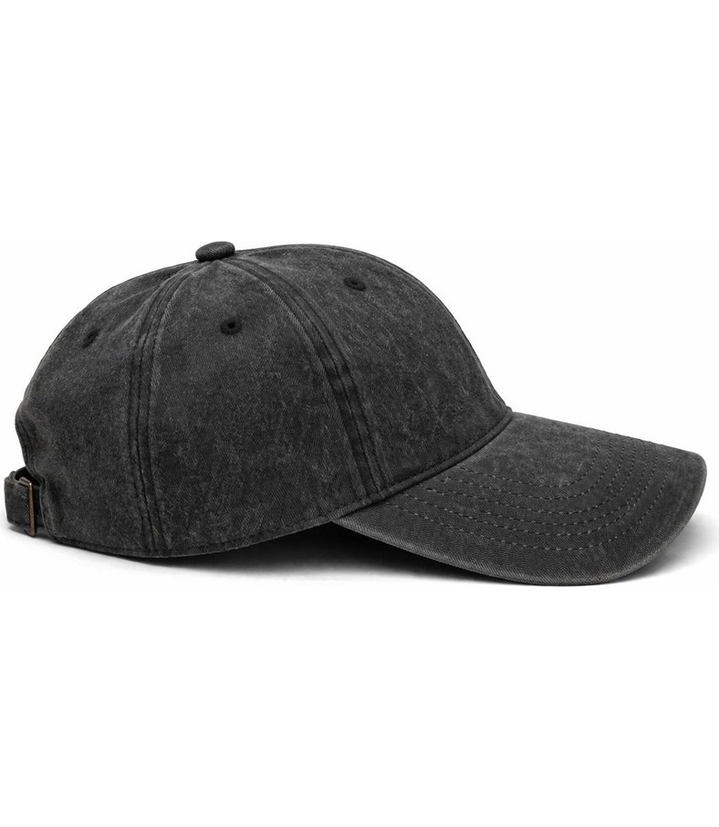 Aydın Şapkacınız Unisex Yıkanmış Eskitme Şapka %100 Pamuk Ayarlanabilir Vintage Baseball Cap görsel 2