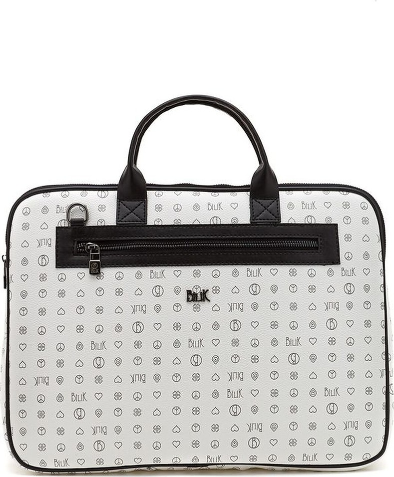 Bilik Deri Monogram Unisex Laptop & Evrak Çantası