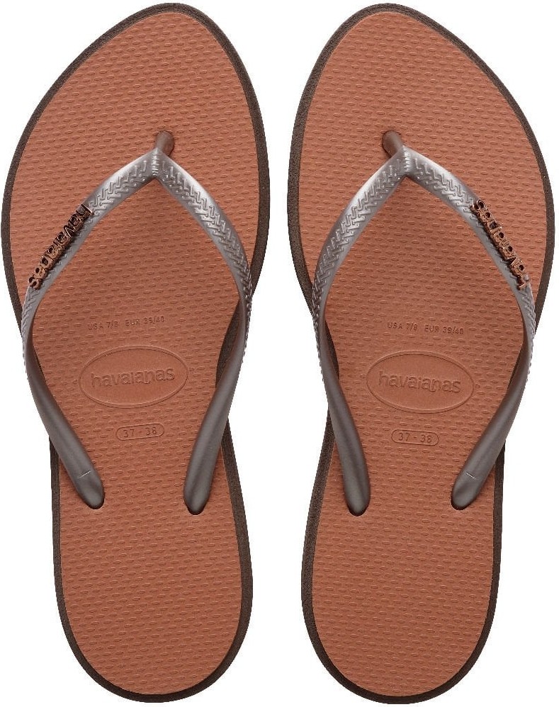 Havaianas Slim Point Dark Brown Kadın Terlik 41-42 görsel 2