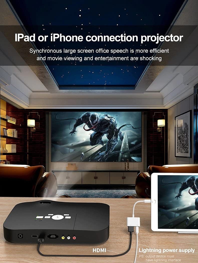 Die Grup Daytona L8-Hl Apple iPhone iPad Lightning To 4K 1080P Hd HDMI Lightning Pd Çevirici Hub Adaptör görsel 5