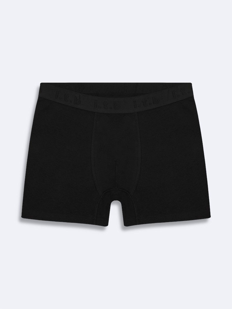 LTB HENEGE Erkek Lastikli Basic Boxer Siyah Renk Pamuklu Yapı ile Gün Boyu Konfor görsel 3