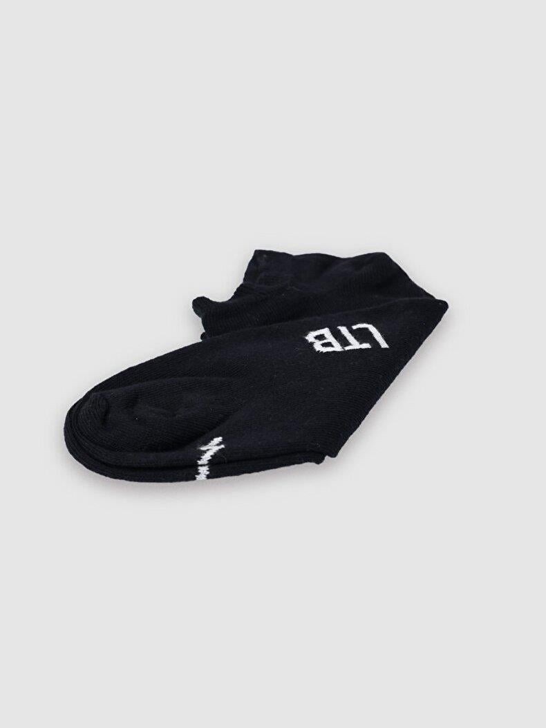 Little Big LTB Carmen Unisex 2'li Paket Siyah Çorap görsel 8