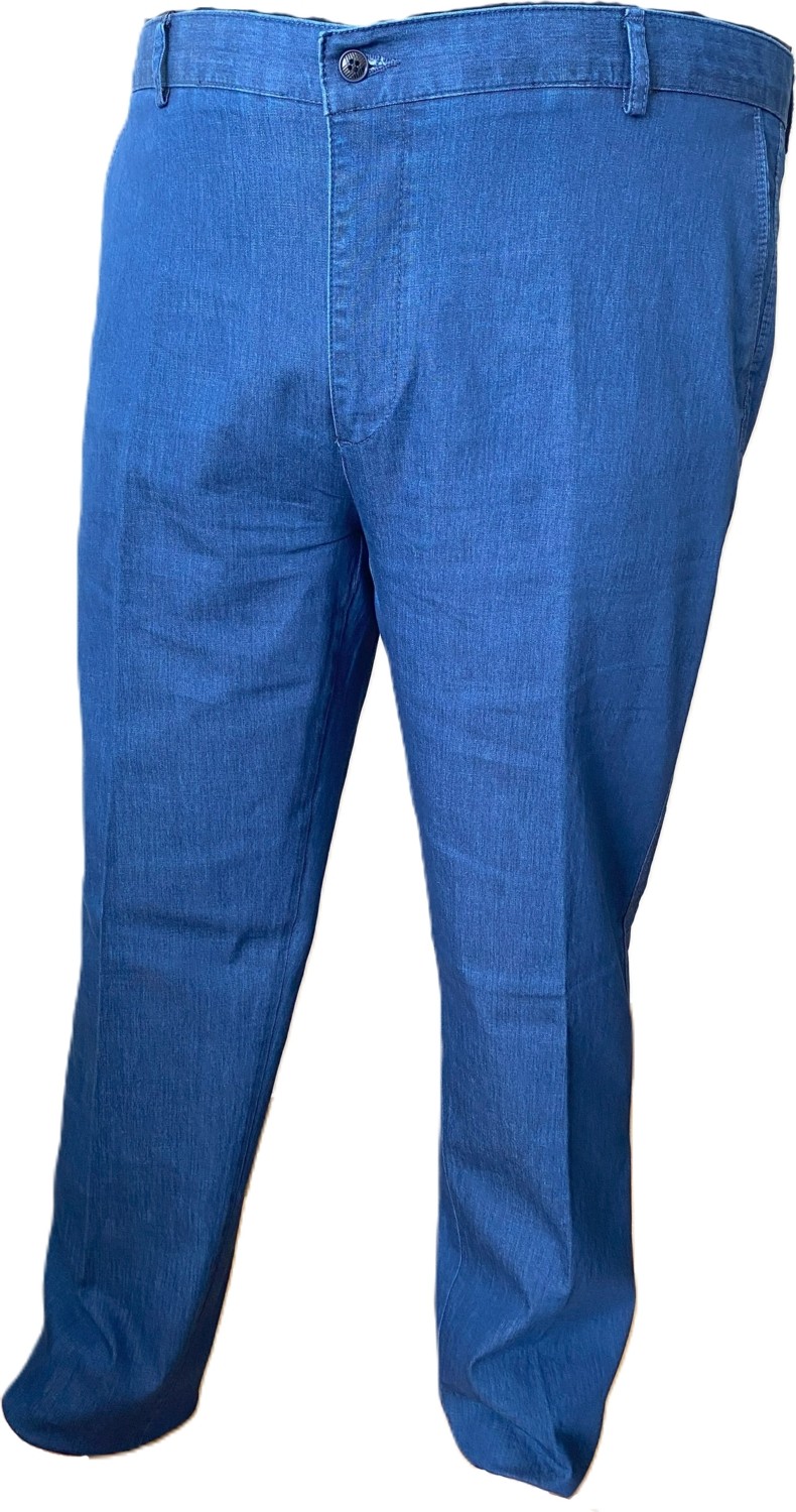 Gruva Erkek Regular Fit Normal Kesim Likralı Esnek Rahat Yüksek Bel Tensel İnce Yazlık Kot Pantolon görsel 7
