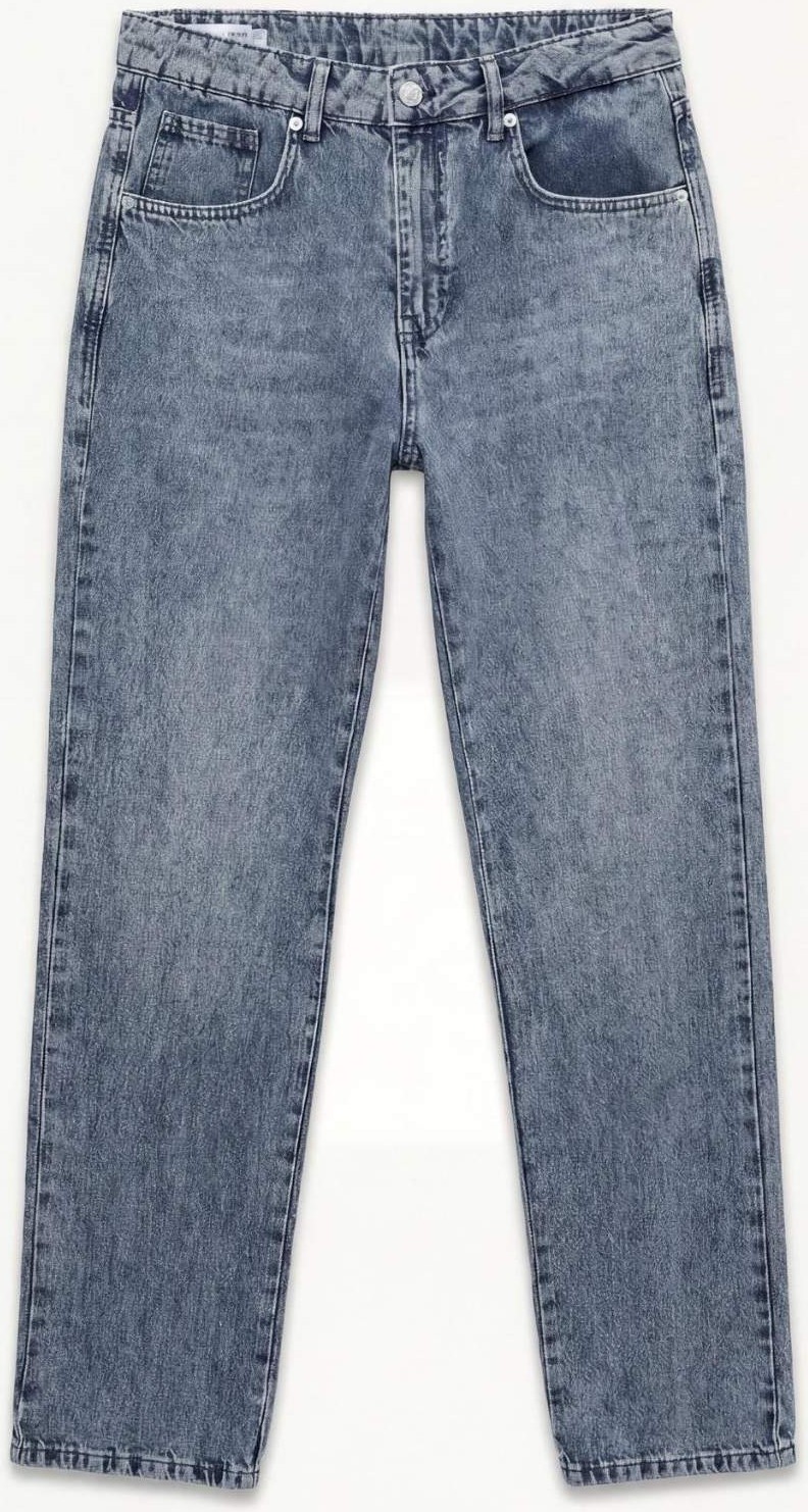 DeFacto %100 Pamuk Straight Fit Normal Bel Jean Pantolon H8248AX26SM görsel 6