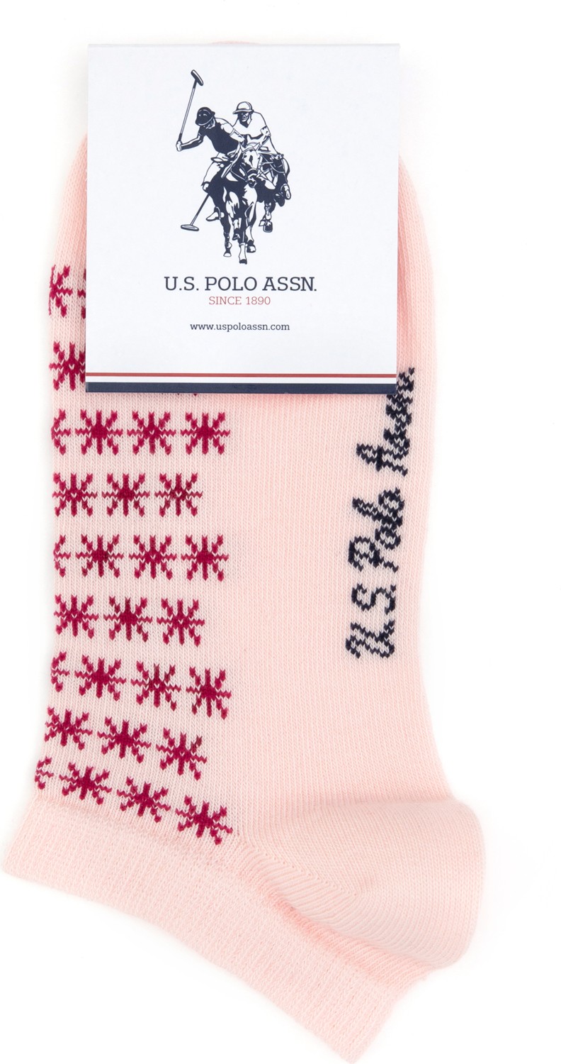 U.S. Polo Assn. Kadın 2'li Patik Çorap 50317978-VR078 görsel 4